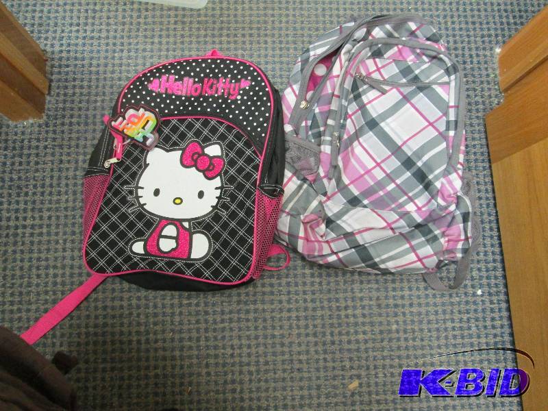Hello Kitty backpack, and The mad f...