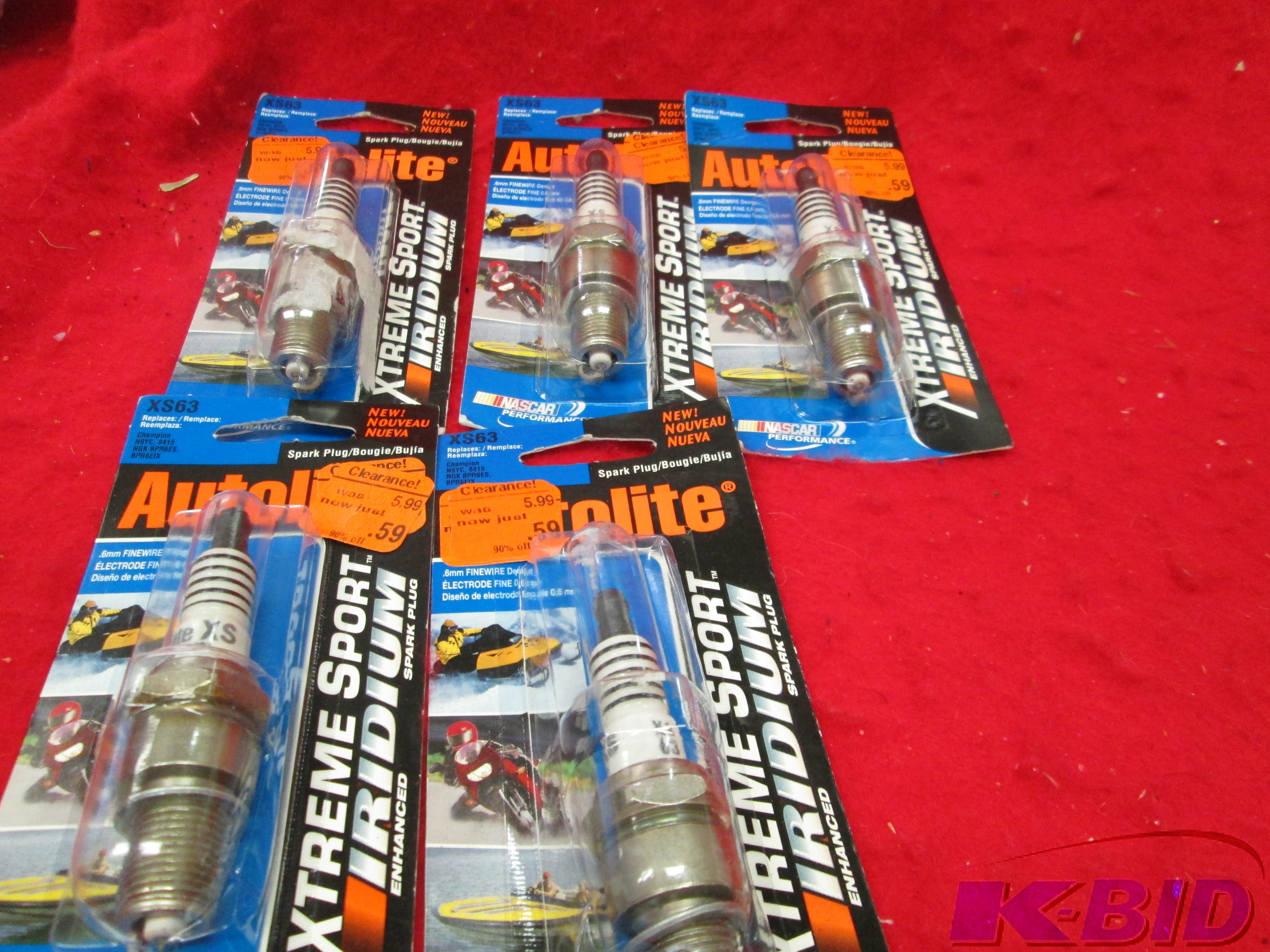 Qty 5 Auto lite Xtreme start Iridum...