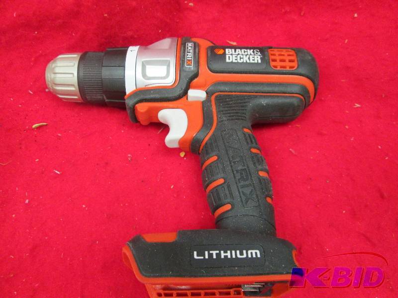 Black and Decker Matrix drill missi...