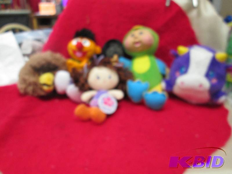 Assortment of stuffed animals...