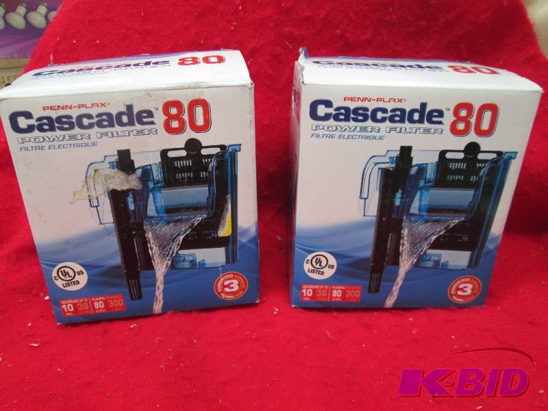 Qty 2 Penn-Plax Cascade 80 power fi...