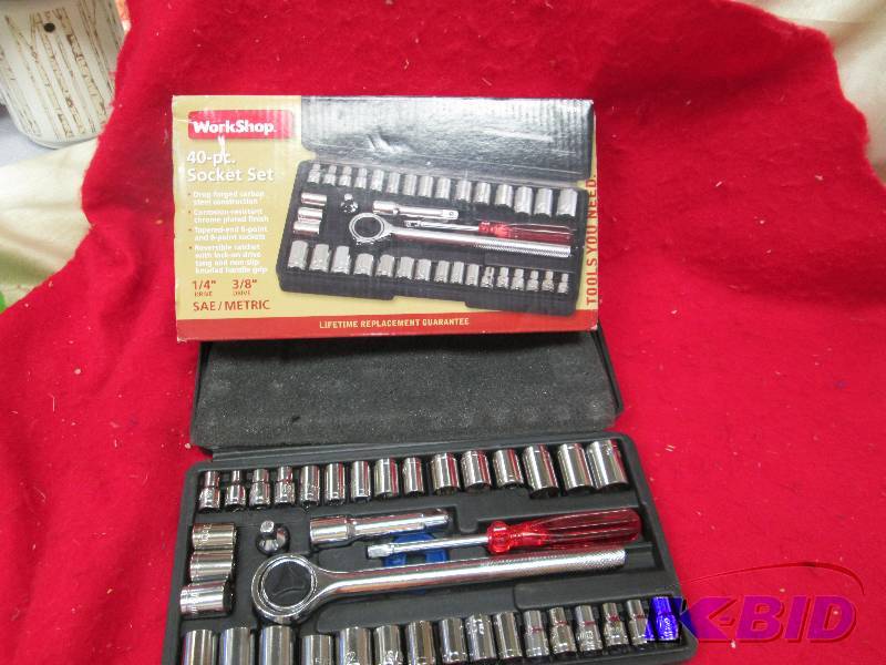 Workshop  40pc socket set...