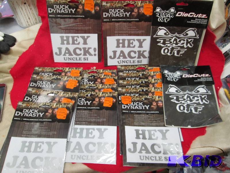 Qty 17 Duck Dynasty decal Hey Jack...