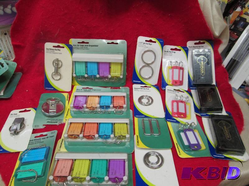 Qty 18 Easy release key ring, belt ...