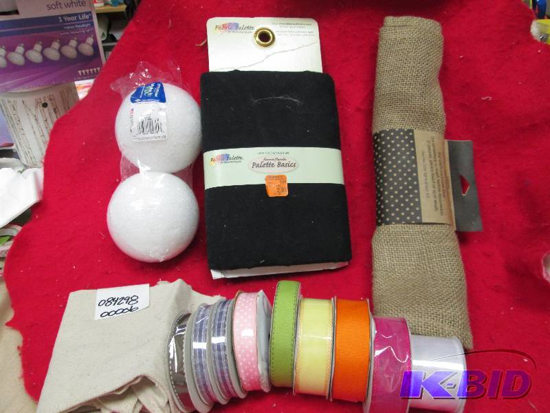 Styrofoam balls, Flannel Palette ba...