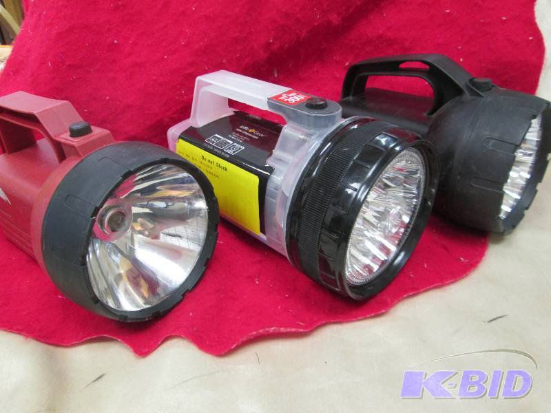 Qty 3 Flashlights...