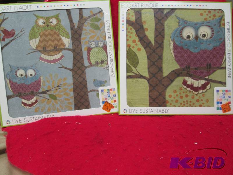 Qty 2 Eco Art Plaque different pict...