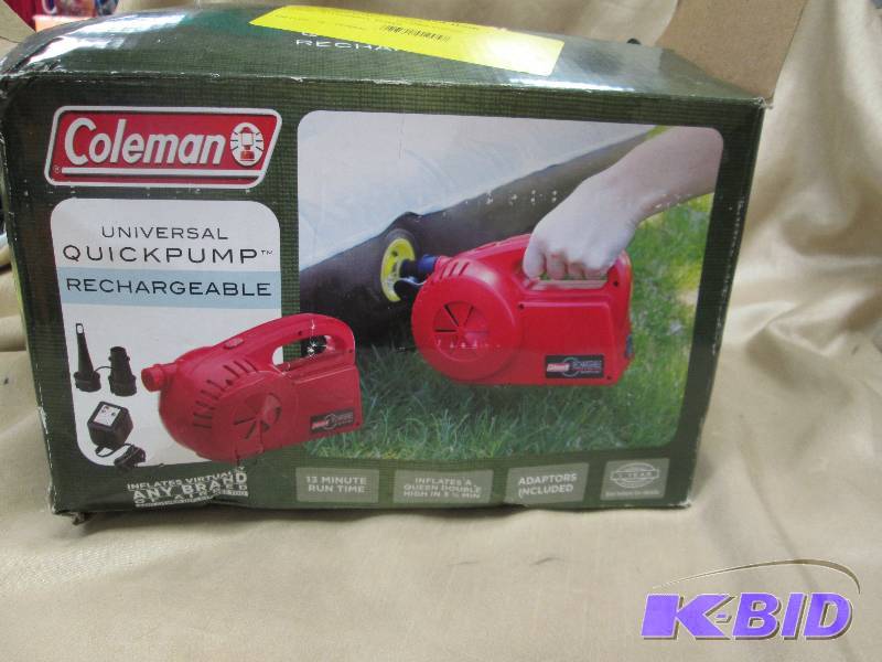Coleman quickpump rechargeable atta...