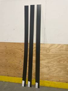 HAMPTON BAY Lot of 3- AvondaleLeyton 90 in. W x 4.5 in. H Toe Kicks in Raven Black