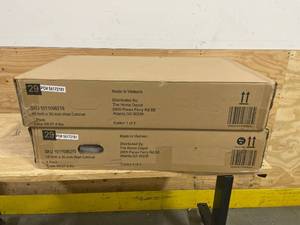 HAMPTON BAY Lot of 2- Avondale 18 in. W x 12 in. D x 30 in. H Ready to Assemble Plywood Shaker Wall Kitchen Cabinets in Raven Black- MSRP $448