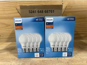 60 Watt-Equivalent LED Light Bulb A19 A-Style 2700K Soft White 4-Pack (lot of 4)