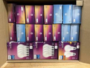 Various Philips lightbulbs, 60-100W (lot of 20)