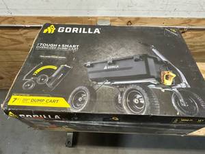 Gorilla Carts Poly Dump Cart 1200 lb. cap. Msrp $219.99