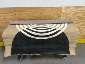 Campion Charcoal 5 ft. x 7 ft. Geometric IndoorOutdoor Area Rug