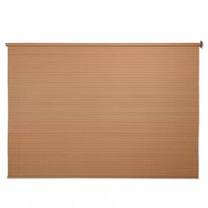 Tan Wheel-Operated Light Filtering PVC Exterior Shade 96 in. W x 72 in. L