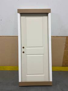MMI DOOR 32 in. x 80 in. Carrara Right-Hand Primed Composite 20 Min. Fire-Rated House-to-Garage Single Prehung Interior Door Msrp $878.00