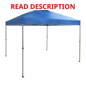 10 ft. x 10 ft. Blue Instant Canopy Pop Up Tent (missing tent cover)