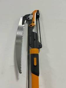 PowerLever 1-18 in. Cut Capacity Steel Saw Blade 15 in. Fiberglass Pole 14 ft. Tree Pruner