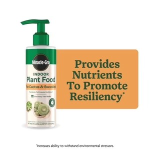 Miracle-Gro Indoor Plant Food for Cactus and Succulent, Liquid Plant Food, 8 fl. oz. (Lot of 12 bottles)