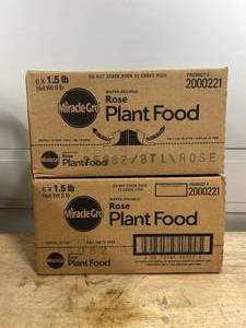 Miracle-Gro Powder Rose Plant Food 1.5 lb (lot of 12)