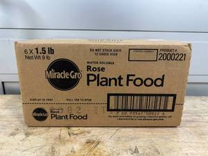 Miracle-Gro Powder Rose Plant Food 1.5 lb (lot of 6)