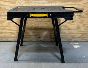  DEWALT 33 in. H Plastic Folding Portable Sawhorse Workbench Msrp $129.00
