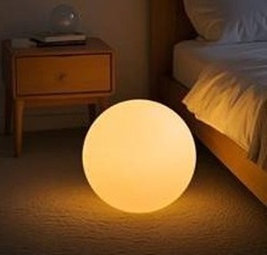 LED Glowing Orb Floor Lamp $84.99 Retail - Brand New