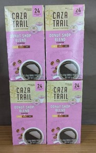 Caza Trail Donut Blend Coffee K Cups 4 Boxes 96 Count $59.99 Retail - Brand New