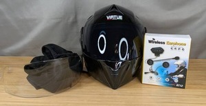 Virtue Motorcycle Helmet with Bluetooth Headset $129.99 - Brand New