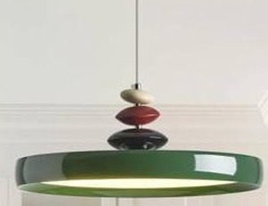 Modern Green LED Pendant Light $169.99 Retail - Brand New