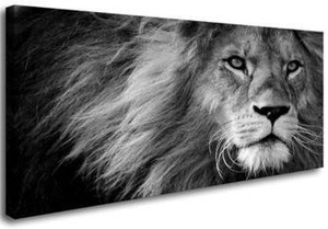 Lion Canvas Wall Art 48 x 24 $85.49 Retail - Brand New