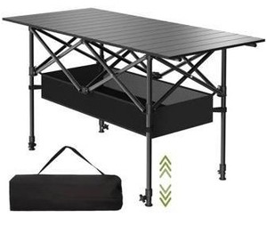 4-Foot Folding Camping Table with Carry Bag