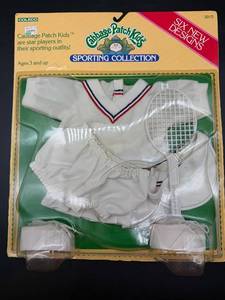 Vintage Coleco Cabbage Patch Kids Tennis Outfit Sporting Collection