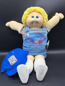 Cabbage Patch Kid - Softie - Shag - Lemon Hair - Boy - Baseball Cap