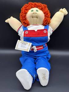 Cabbage Patch Kid - Softie - Popcorn - Orange Hair - Green Eyes - Boy - No Box