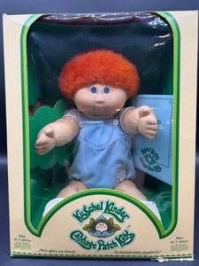 Cabbage Patch Kid - Arxon - German - Kuschel Kinder - Fuzzy - Orange Hair - Blue Eyes - Boy - Freckles - MIB