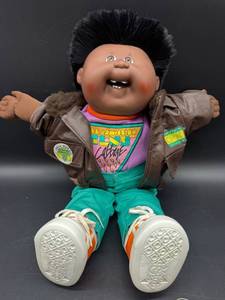 Cabbage Patch Kid - Coleco - Designer Line - African American - Crew Cut - Black Hair - Brown Eyes - Teeth - No Box