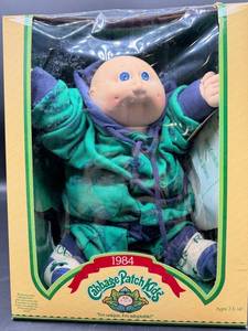 Cabbage Patch Kids - Coleco - 1984 - Bald - Blue Eyes - Dimples - MIB