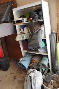All Contents of Shelf - Camping Gear