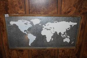 Framed World Map