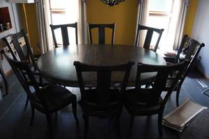 Gothic Style Dining Room Table Set
