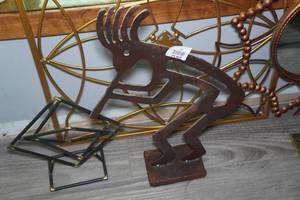 Metal Wall Art, Mirror and Statues