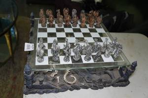 Medieval Knight Chess Game Set