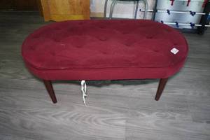 Velvet Upholstery Bench Stool