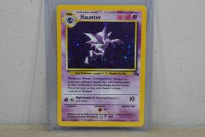 Haunter Fossil Set Red Number Holo Pokemon Card 662