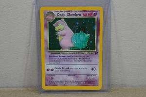 Dark Slowbro Team Rocket Set Red Number Holo Pokemon Card 1282