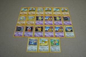 Base Set Red Number Pokemon Cards