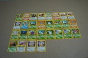 Jungle Set Red Number Pokemon Cards - Parasect 1st Edition