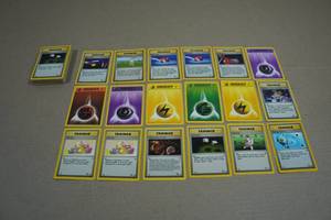 Early Pokemon Trainer and Energy Cards