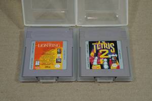 Nintendo Gameboy Lion King & Tetris 2 Game Cartridges